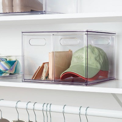Przezroczysty organizer z 2 szufladami