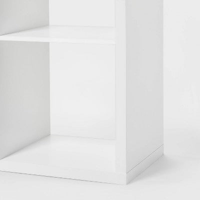 Regał modułowy z 6 przegródkami, biały (system 13\")